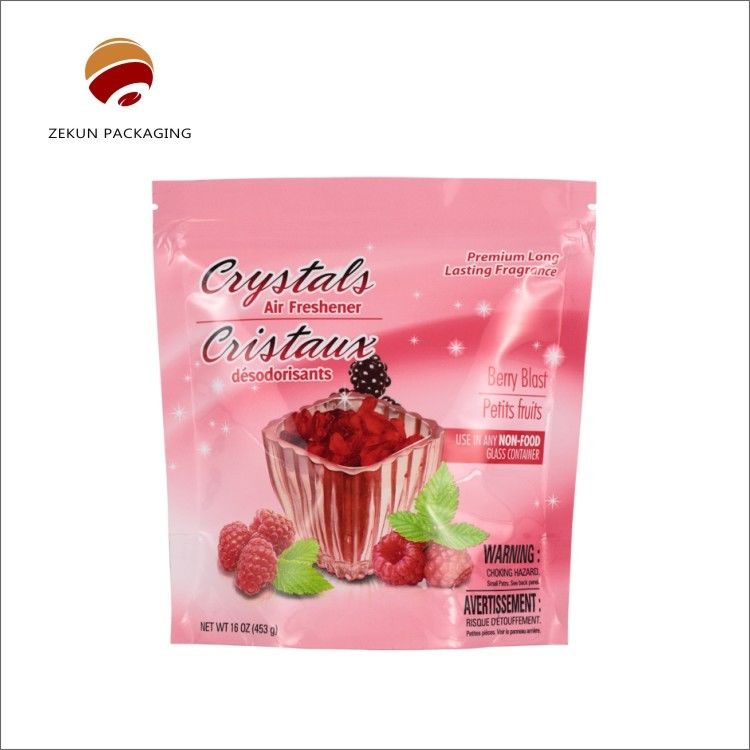 Multicolor PE Flexible Packaging Stand Up Pouch Gepersonaliseerd Logo