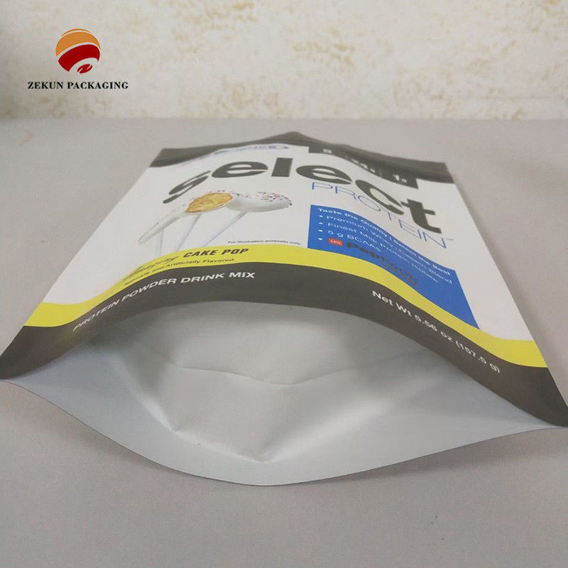 OEM Staande Zipper Pouch CMYK Kleur Plastic Stand Up Pouch Met Ziplock