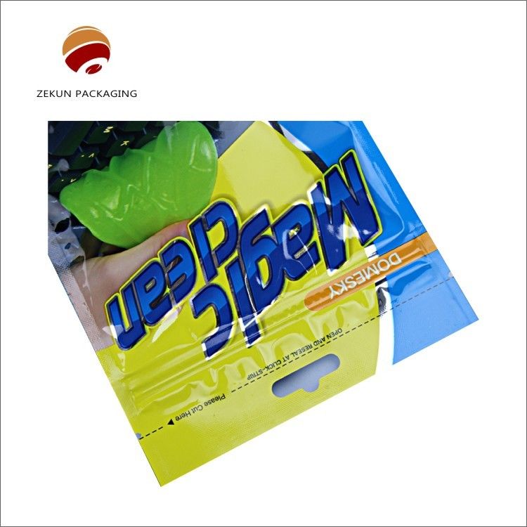 ISO SGS-warmtezegel Stand Up Zipper Pocket Bags Levendig kleurontwerp