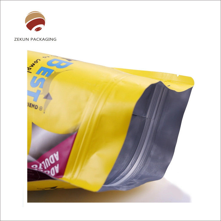 Custom Logo Printed Food Holographic Stand Up Pouches met Zipper Heat Seal PET VMPET PE