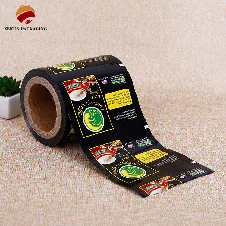 Gepersonaliseerde CMYK/PANTON Flexible Packaging Roll Film met Zip Lock Design voor 250g capaciteit die vocht biedt