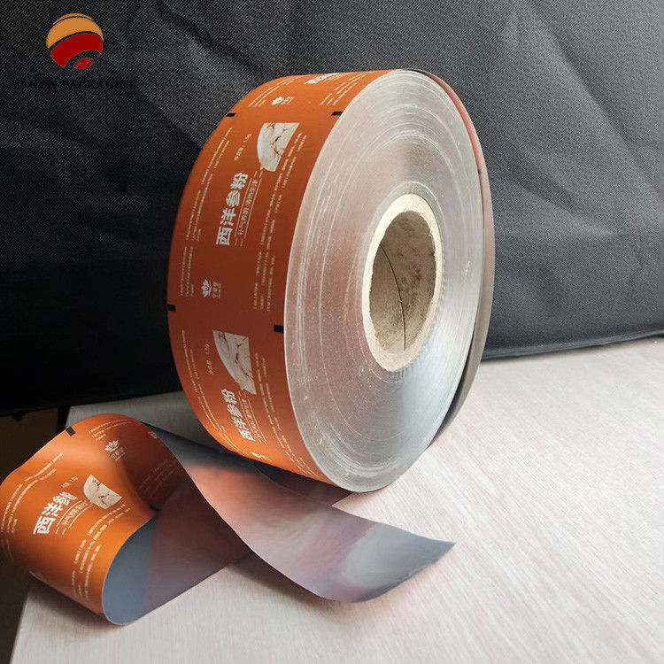 Gravure Printed PET/AL/PE Flexible Roll Film Moisture Proof Packaging met Zip Lock And Hang Hole