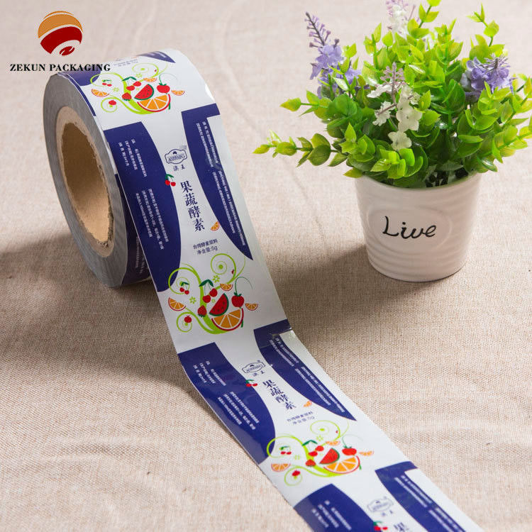 Gravure Printed Pet/Al/Pe Food Packaging Roll Film Kleurrijk Ontwerp Verschillende capaciteiten