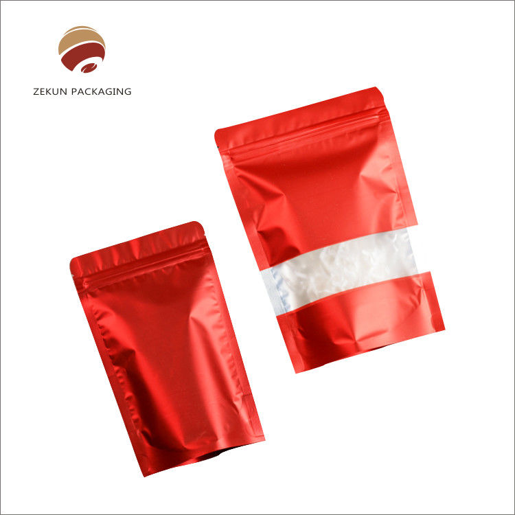 Aanpasbaar vochtbestendig Kraft Stand Up Zipper Pouch Bags Koffiebonen Bag met Zipper of Valve