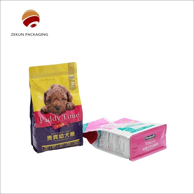 Gravure Print Customized Pet Food Bag CMYK/PANTON Kleuren Mat of glanzend afwerking