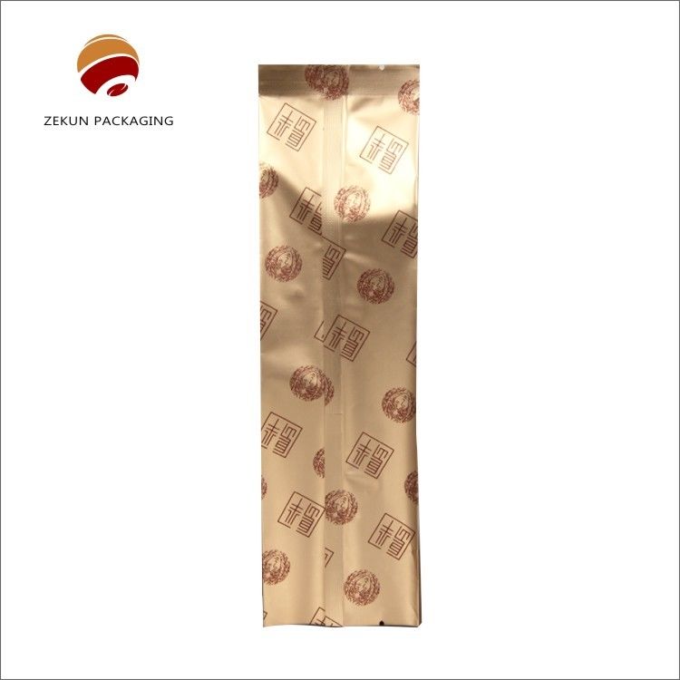 Teepakket Custom Printed CMYK Design Zipper Top Gravure Printing BOPP/Kraft Paper/PE