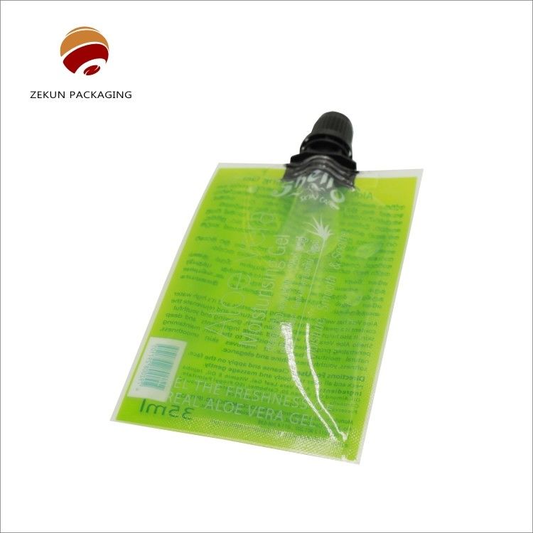 Persoonlijke bestelling aanvaard Spout pouch voor drankvervoer per lucht / zee / express levering