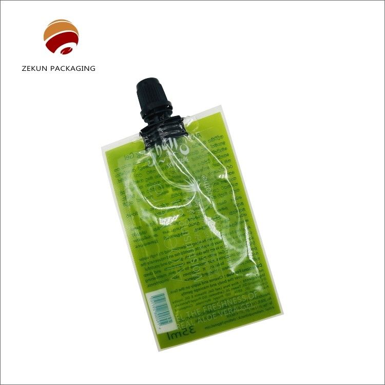 Persoonlijke bestelling aanvaard Spout pouch voor drankvervoer per lucht / zee / express levering