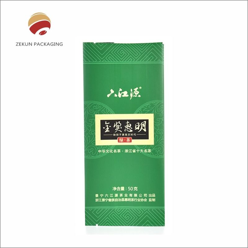 Warm verzegeld Warm verzegeld Open Top Pouch Tea Packaging Bag voor aromatische thee