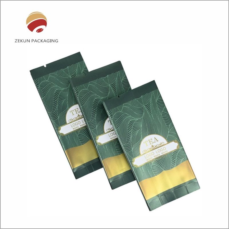 OEM ODM Tea Powder Verpakkingszak Custom Tea Bag Verpakking Groene kleur