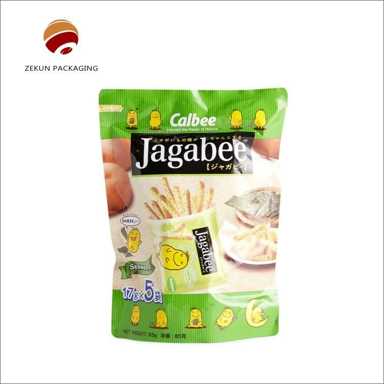 Voedselverpakking Plastic en kraftpapier voedselbeveiliging zakken met matte of glanzende afwerking