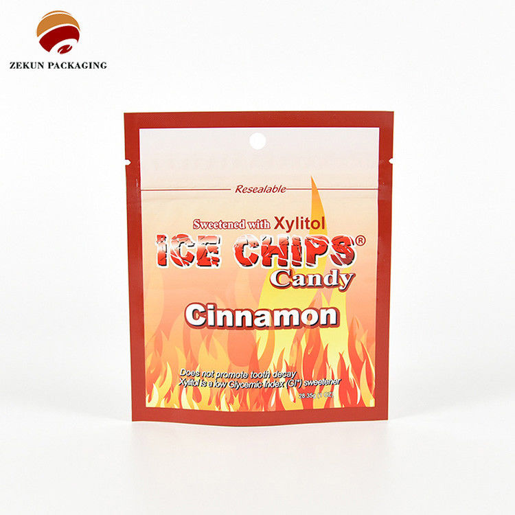 ISO/SGS Matt Glanzend Afwerking Ziplock Food Packaging Bag Cmyk Kleurenpalet