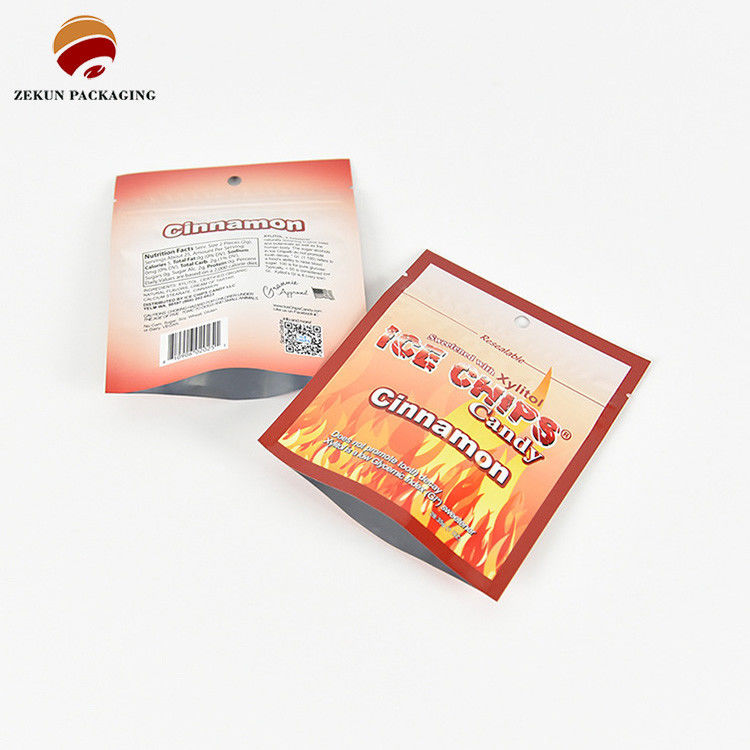 ISO/SGS Matt Glanzend Afwerking Ziplock Food Packaging Bag Cmyk Kleurenpalet