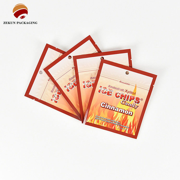 ISO/SGS Matt Glanzend Afwerking Ziplock Food Packaging Bag Cmyk Kleurenpalet