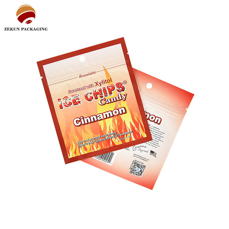 ISO/SGS Matt Glanzend Afwerking Ziplock Food Packaging Bag Cmyk Kleurenpalet
