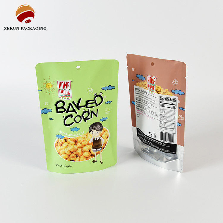 Vochtbestendige verpakkingszak voor snacks en voedingsmiddelen PET/PE-graafdruk tot 10 kleuren